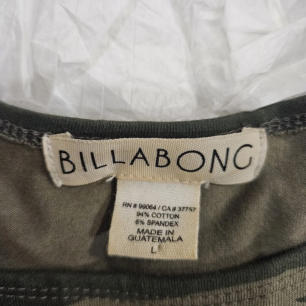 Billabong camouflage long sleeve bodycon dress s - Picture 4 of 5